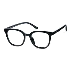 Square Black Eyeglasses