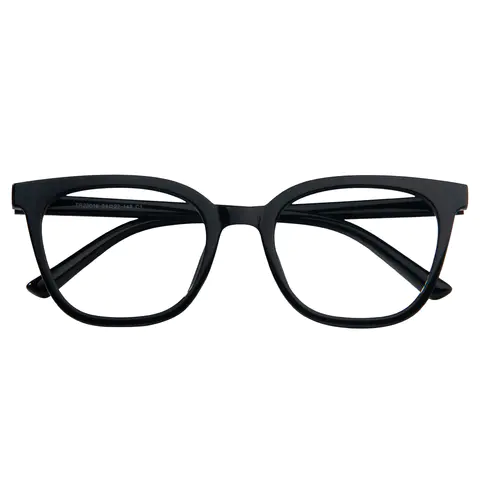 Square Black Eyeglasses