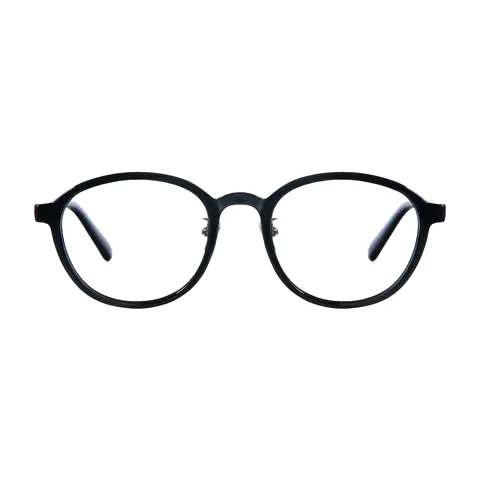 Round Black Eyeglasses