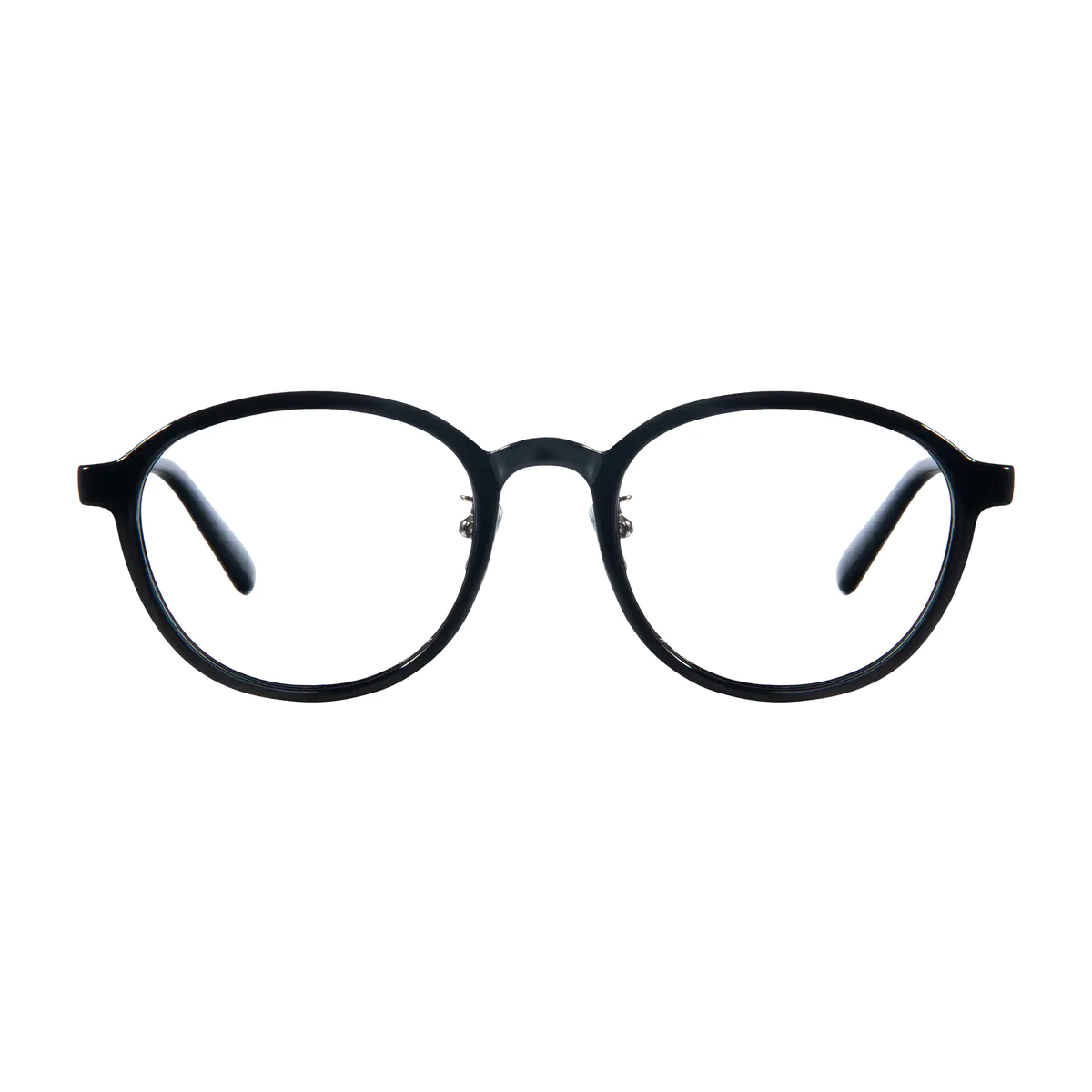 Round Black Eyeglasses