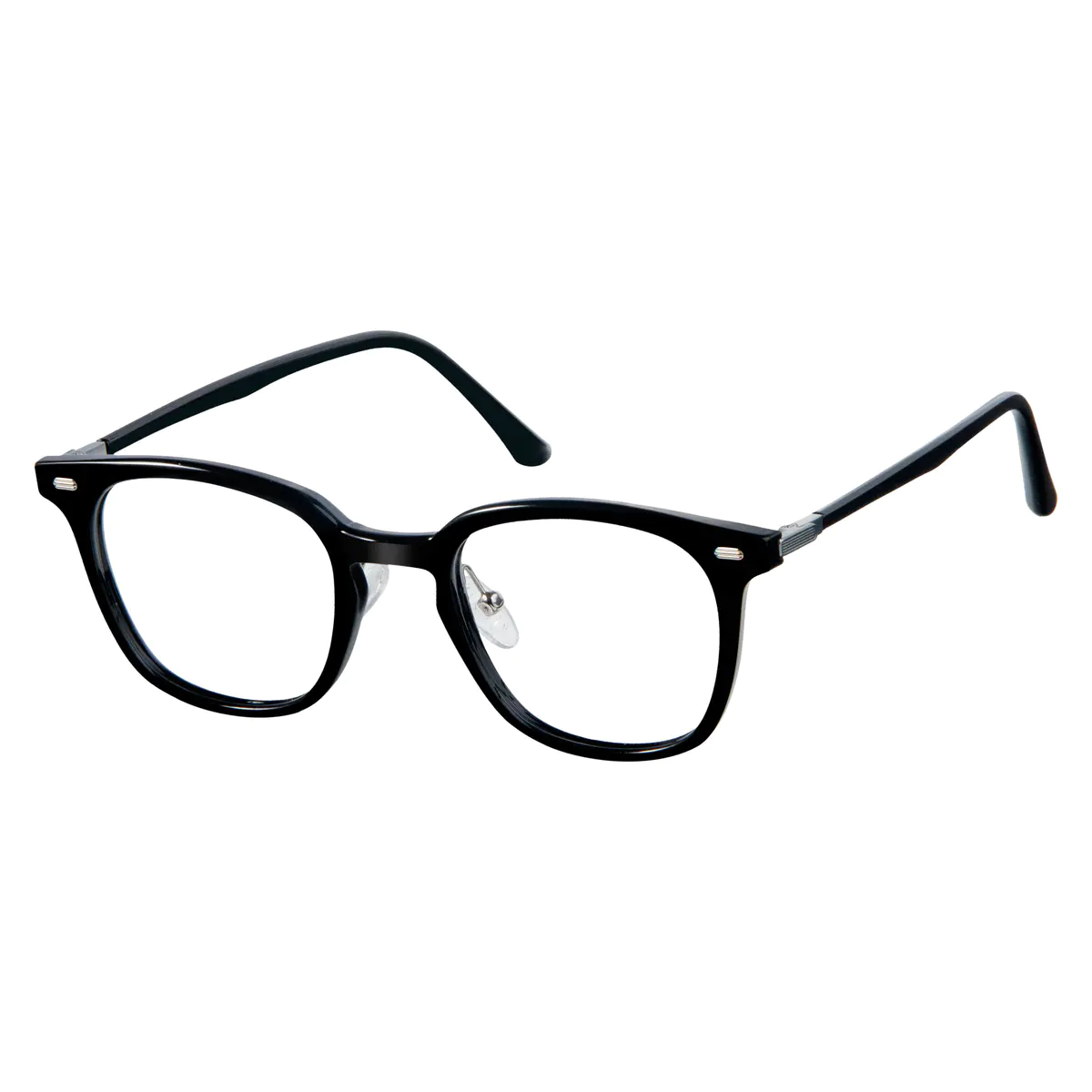 Square Black Eyeglasses