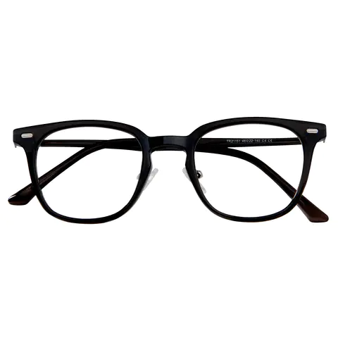 Square Black Eyeglasses