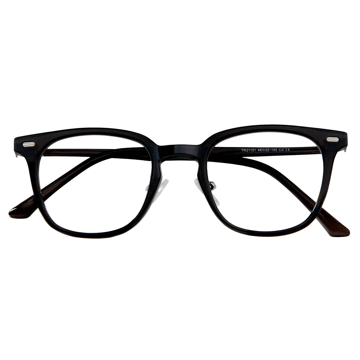 Square Black Eyeglasses