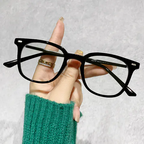 Square Black Eyeglasses