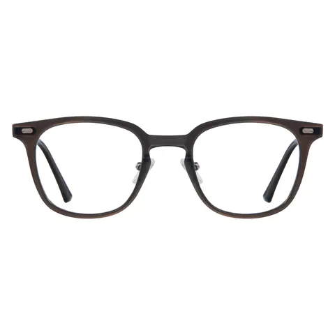Square Brown Eyeglasses