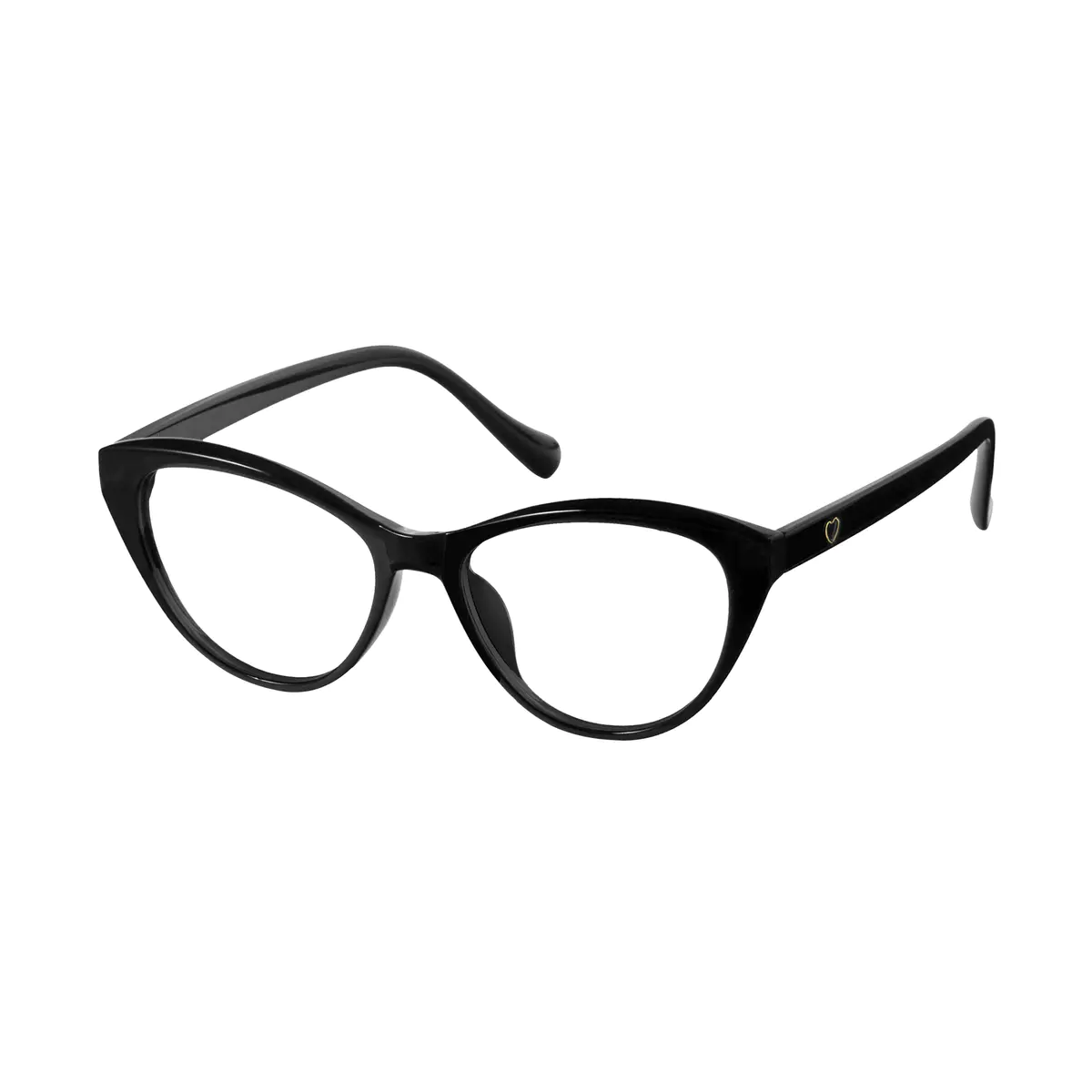 Cat-eye Black Eyeglasses