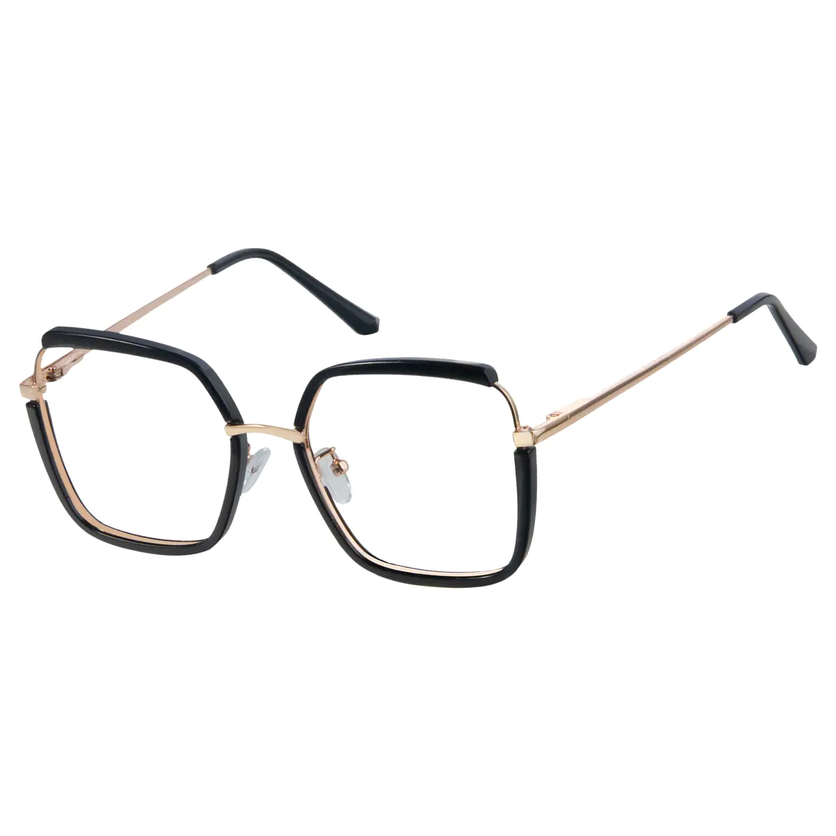 Square Black Eyeglasses
