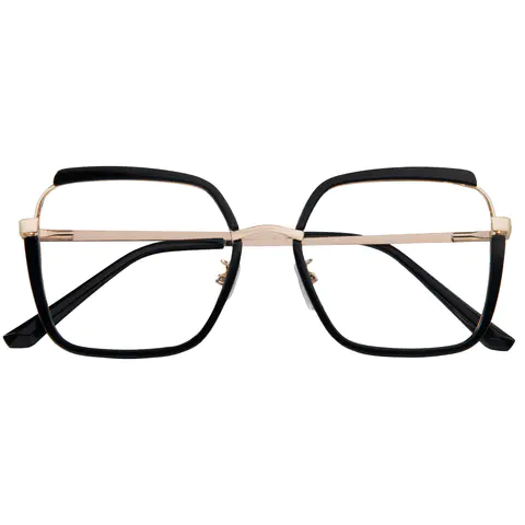 Square Black Eyeglasses