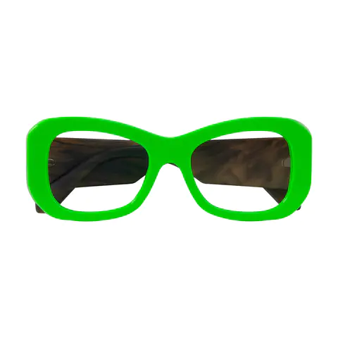 Square Green Eyeglasses