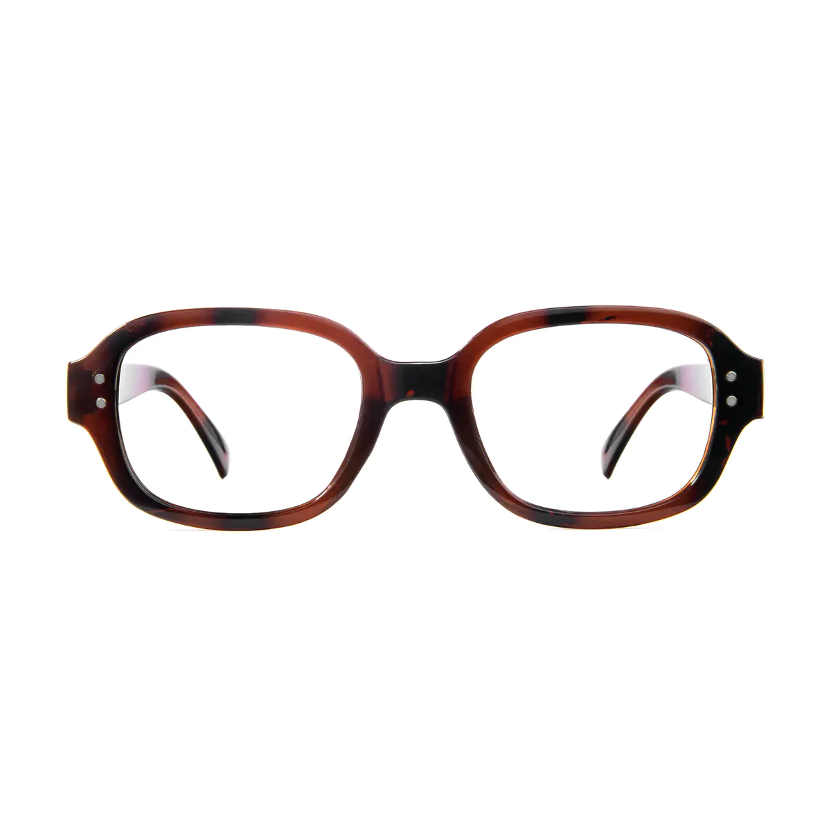 Oval Ruby Tortoiseshell Eyeglasses