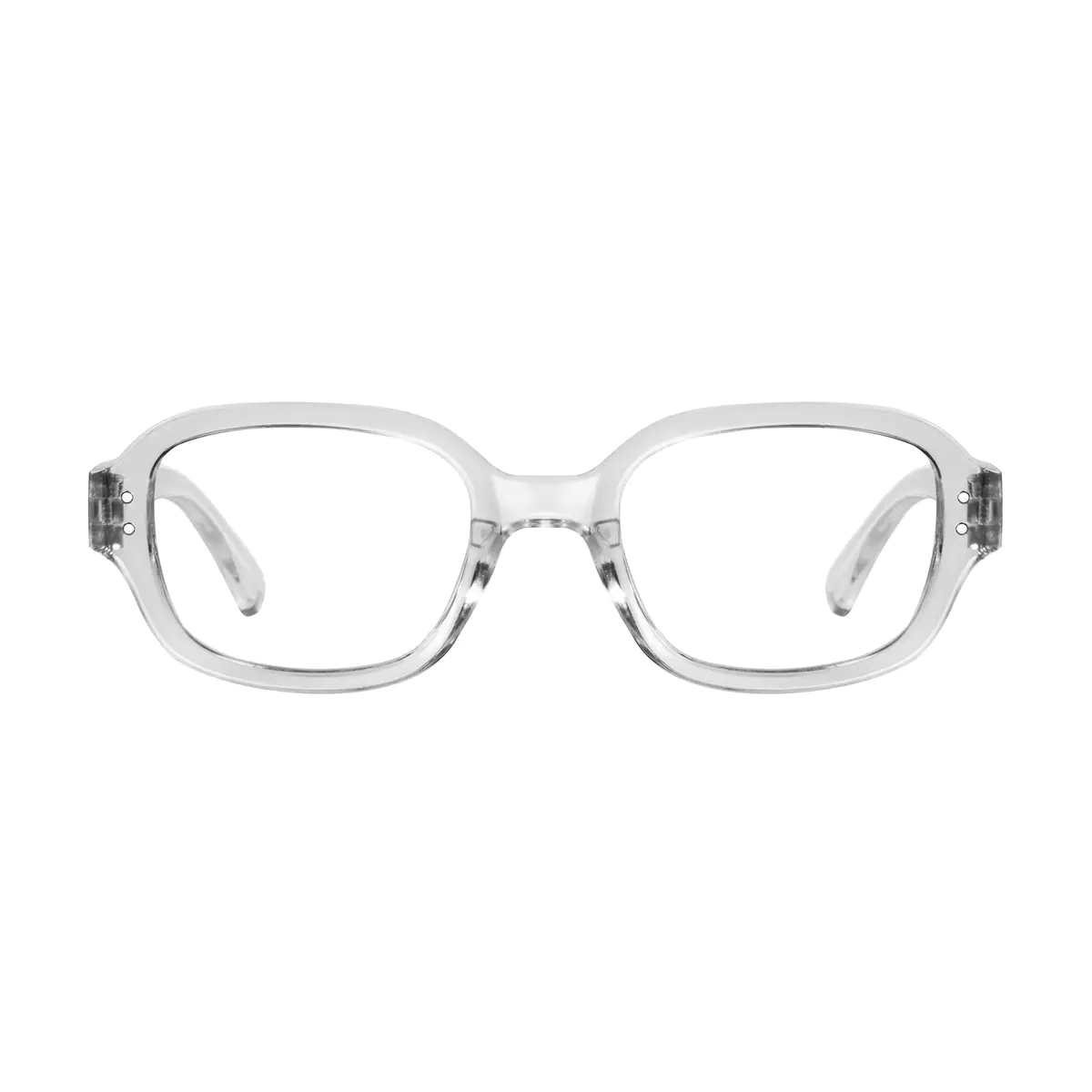 Oval Clear Eyeglasses
