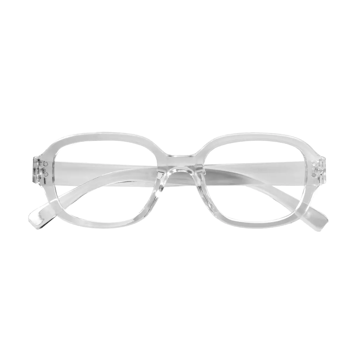 Oval Clear Eyeglasses