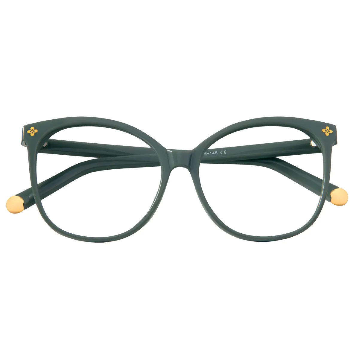 Cat-eye Green Eyeglasses