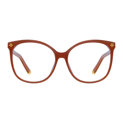 Cat-eye Orange Eyeglasses