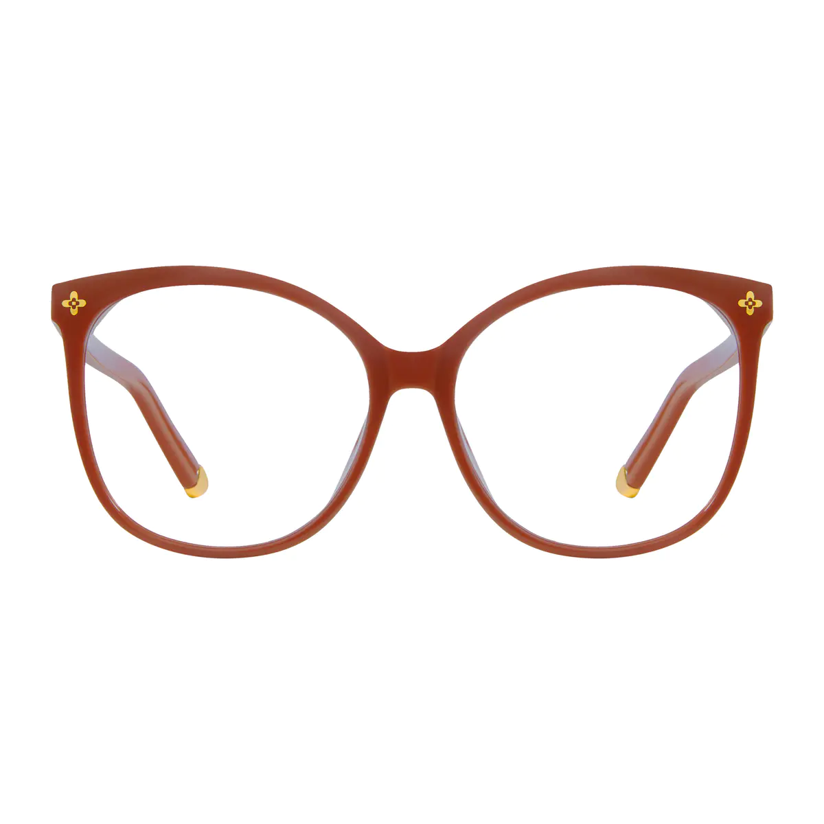 Cat-eye Orange Eyeglasses