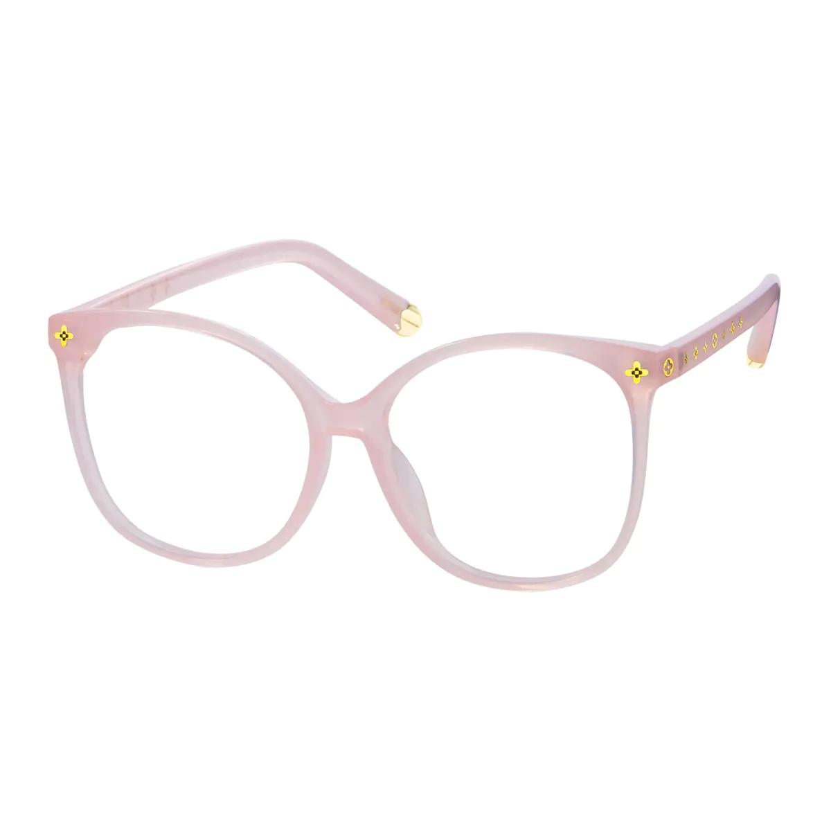 Cat-eye Pale Pink Eyeglasses