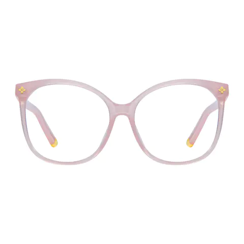 Cat-eye Pale Pink Eyeglasses