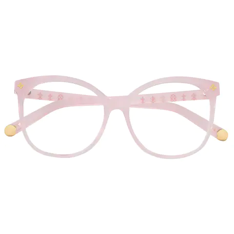 Cat-eye Pale Pink Eyeglasses