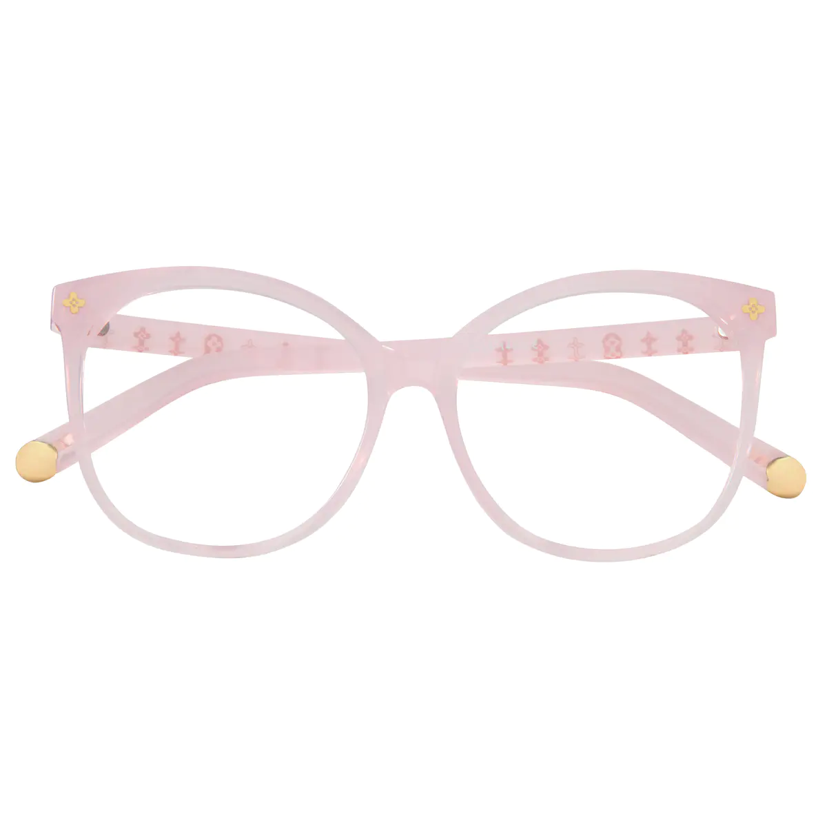 Cat-eye Pale Pink Eyeglasses