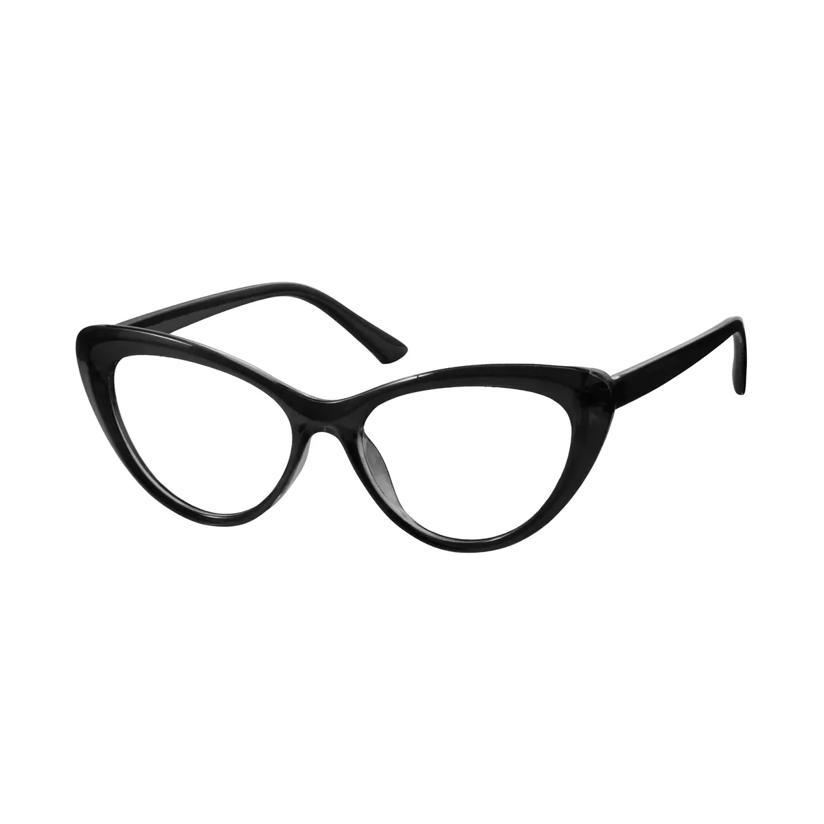 Cat-eye Black Eyeglasses