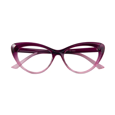 Cat-eye Gradient Purple Eyeglasses