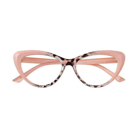 Cat-eye Tortoiseshell/Pink Eyeglasses