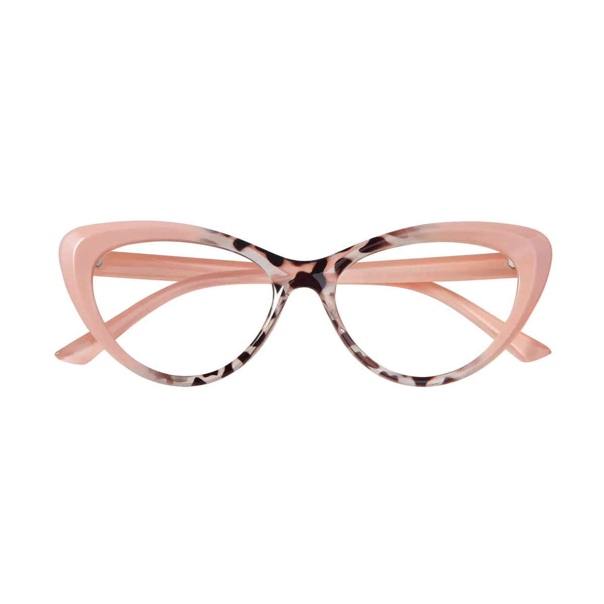 Cat-eye Tortoiseshell/Pink Eyeglasses