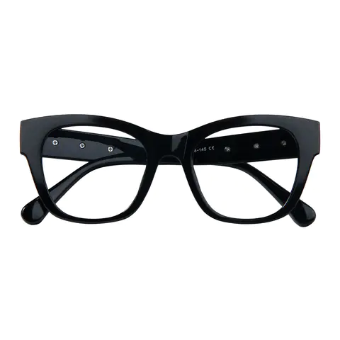 Square Black Eyeglasses