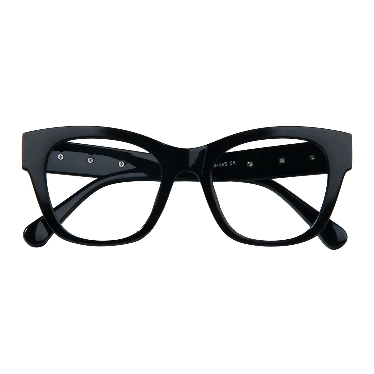 Square Black Eyeglasses