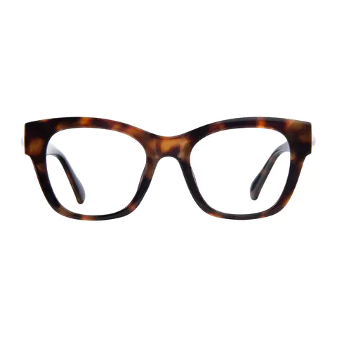 Square Tortoiseshell Eyeglasses
