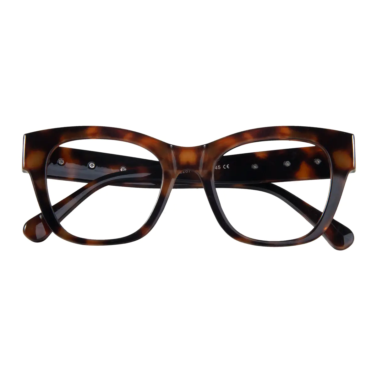 Square Tortoiseshell Eyeglasses