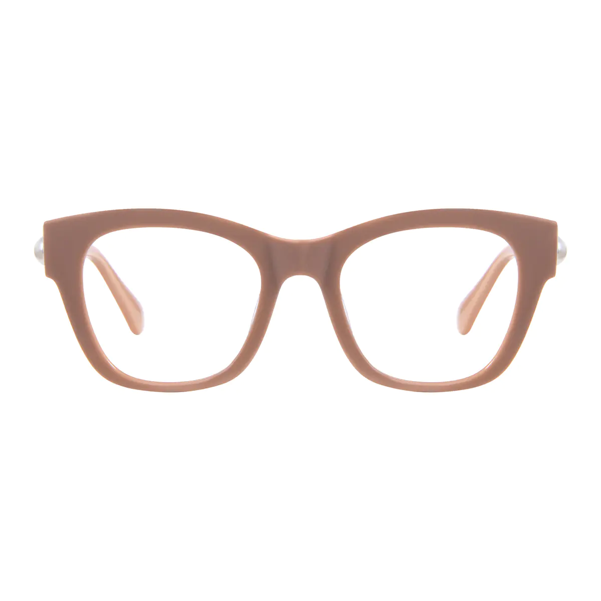 Square Pink Eyeglasses