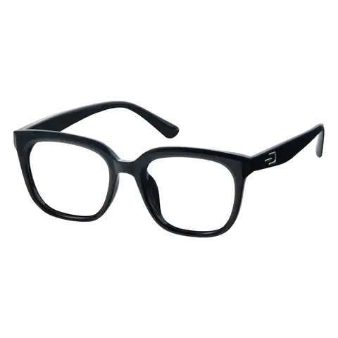 Square Black Eyeglasses