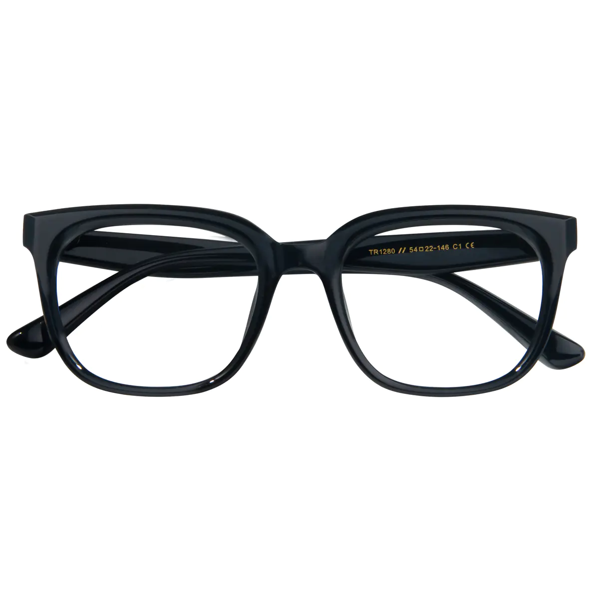 Square Black Eyeglasses