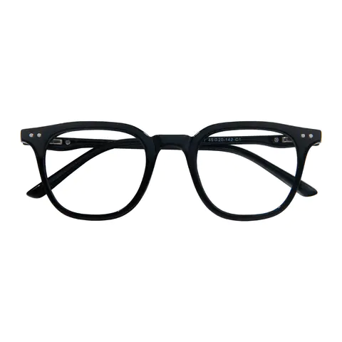 Square Black Eyeglasses
