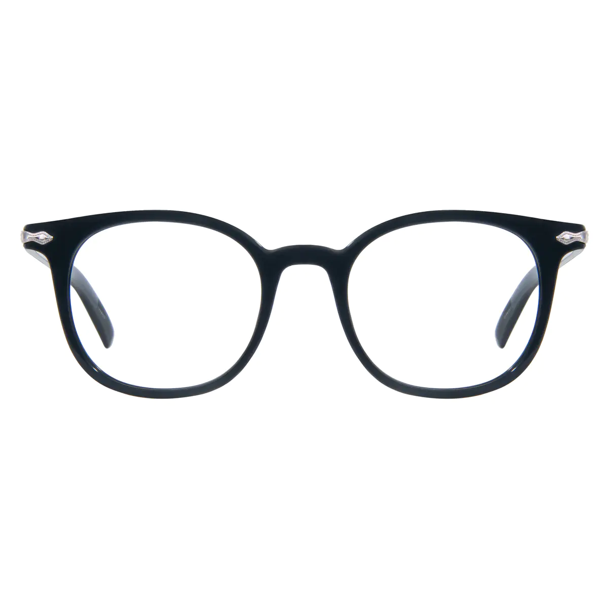 Round Black Eyeglasses