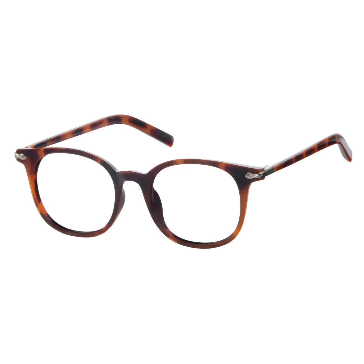 Round Tortoiseshell Eyeglasses