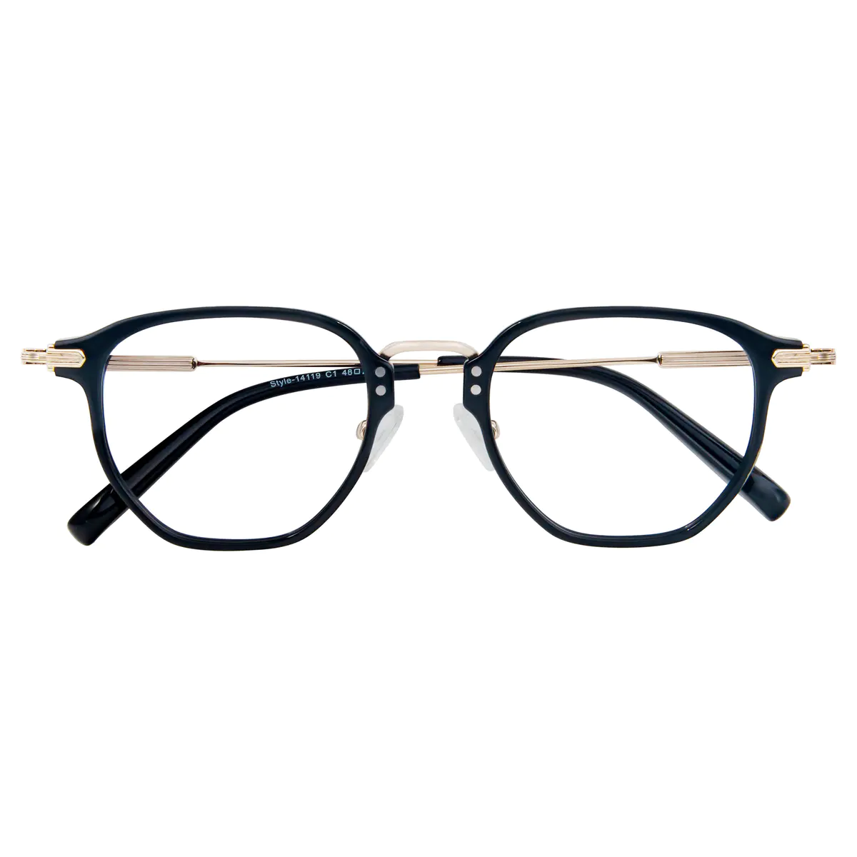 Geometric Black Eyeglasses