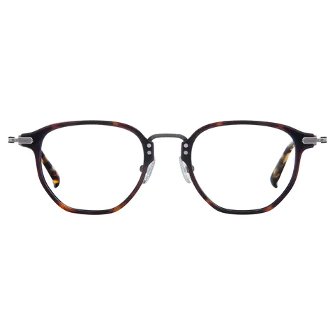 Geometric Tortoiseshell Eyeglasses