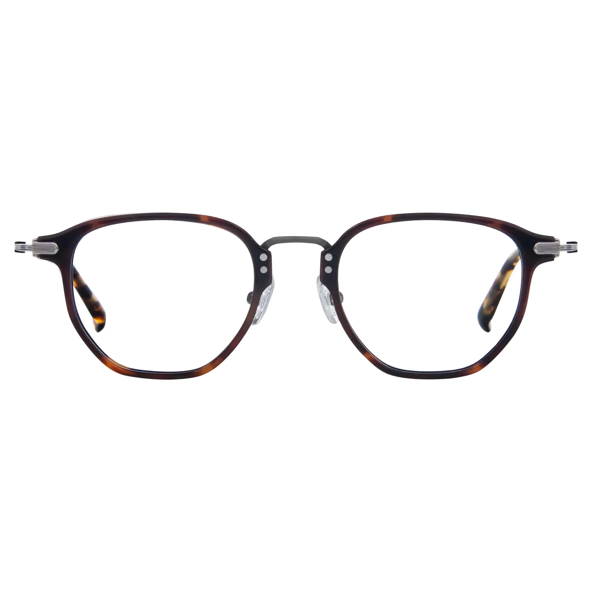 Geometric Tortoiseshell Eyeglasses