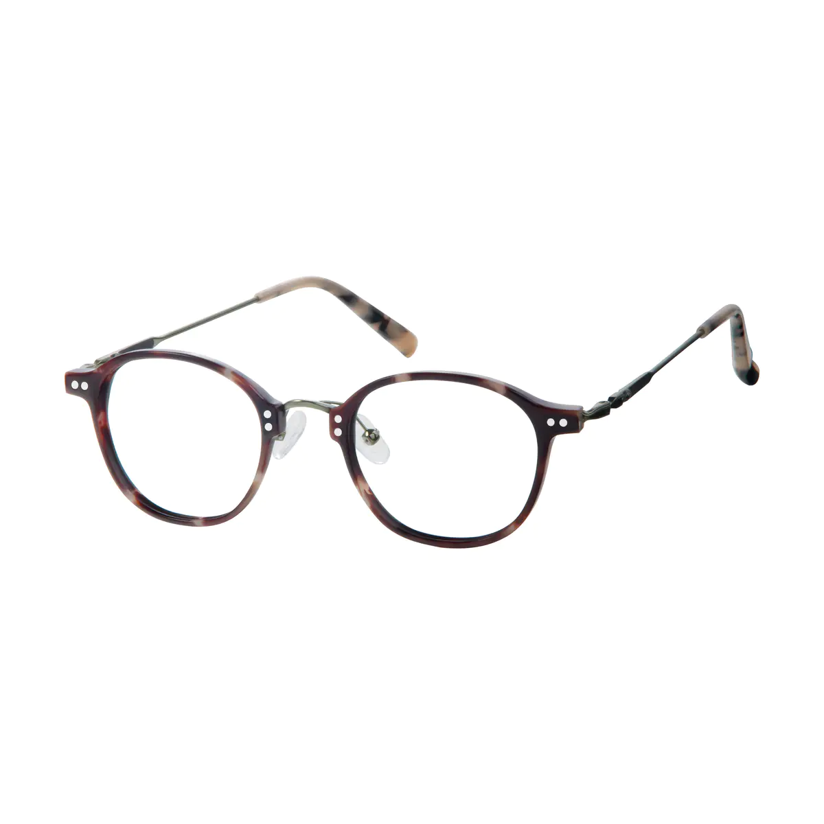 Round Tortoiseshell Eyeglasses