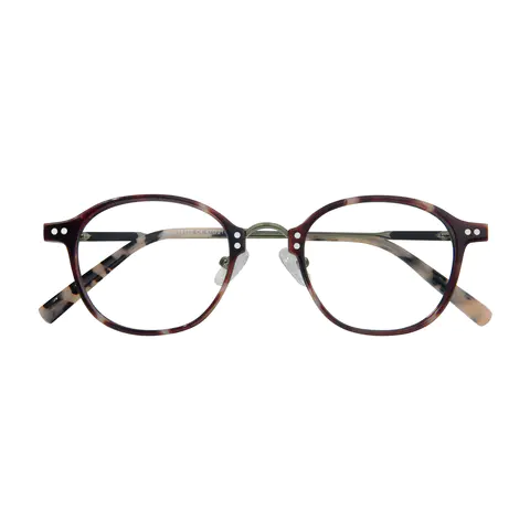 Round Tortoiseshell Eyeglasses