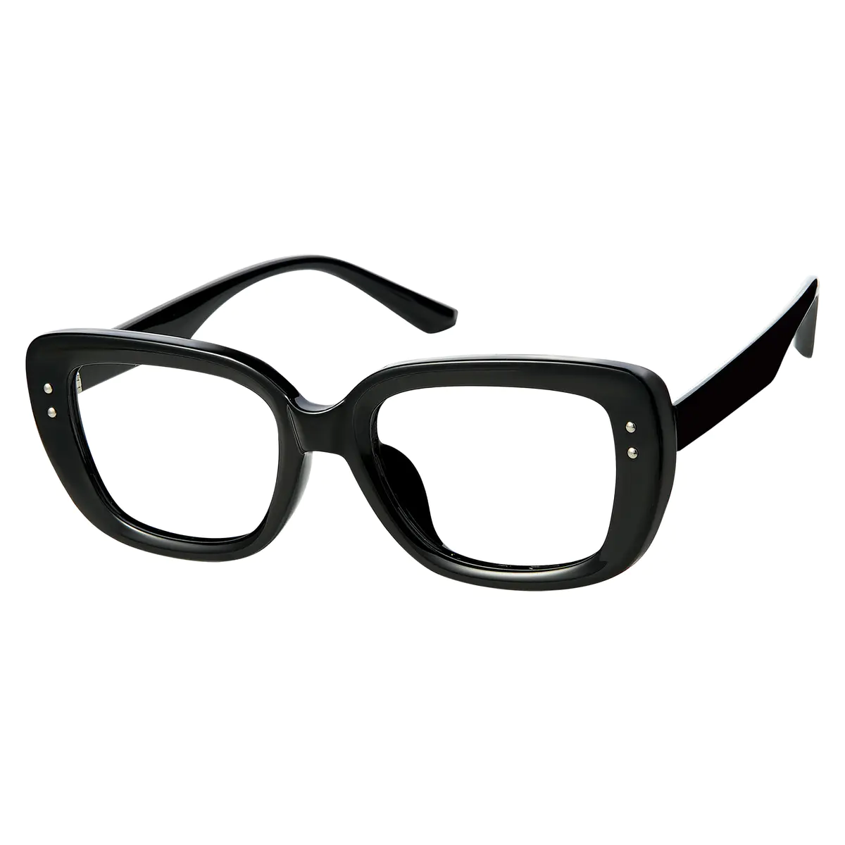 Rectangle Black Eyeglasses