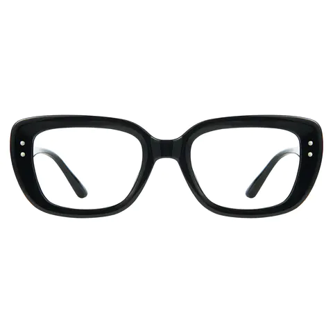 Rectangle Black Eyeglasses