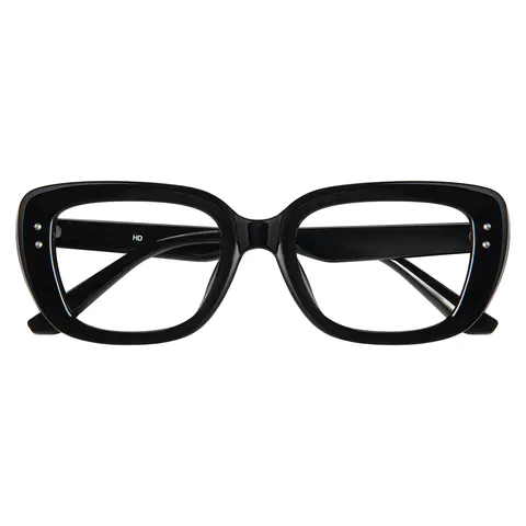 Rectangle Black Eyeglasses