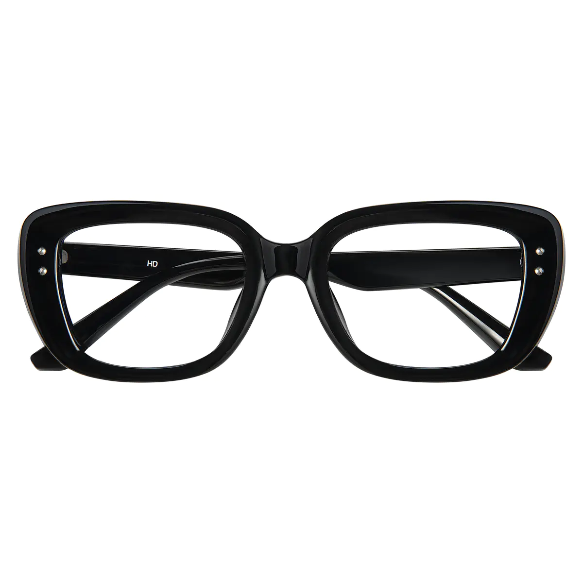 Rectangle Black Eyeglasses