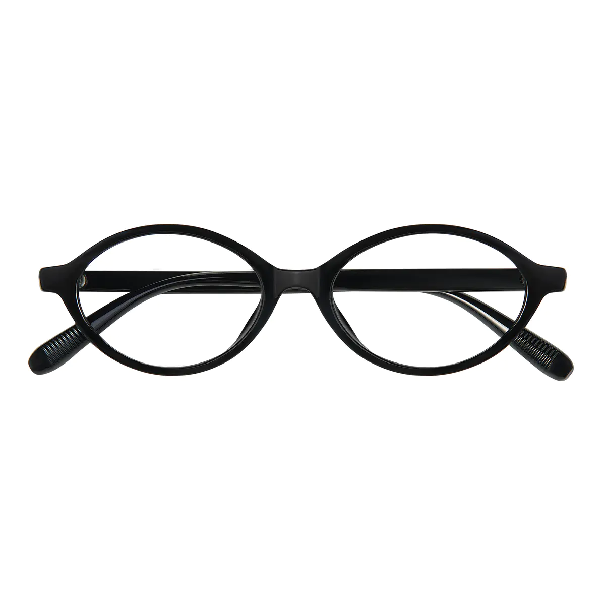 Oval Black Eyeglasses