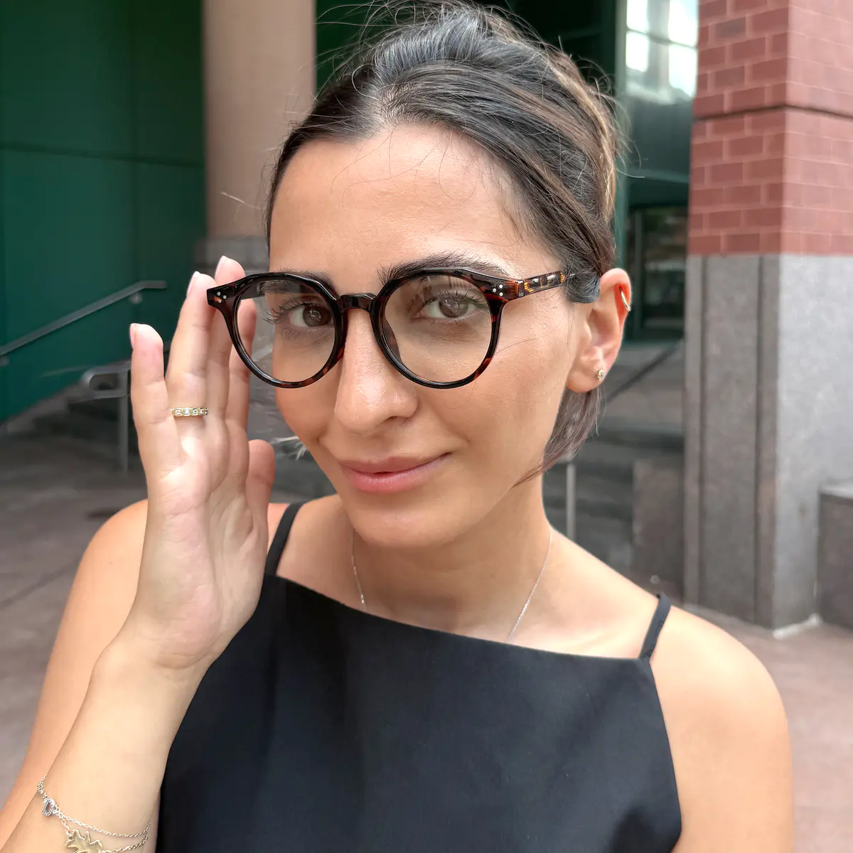 Round Tortoiseshell Eyeglasses