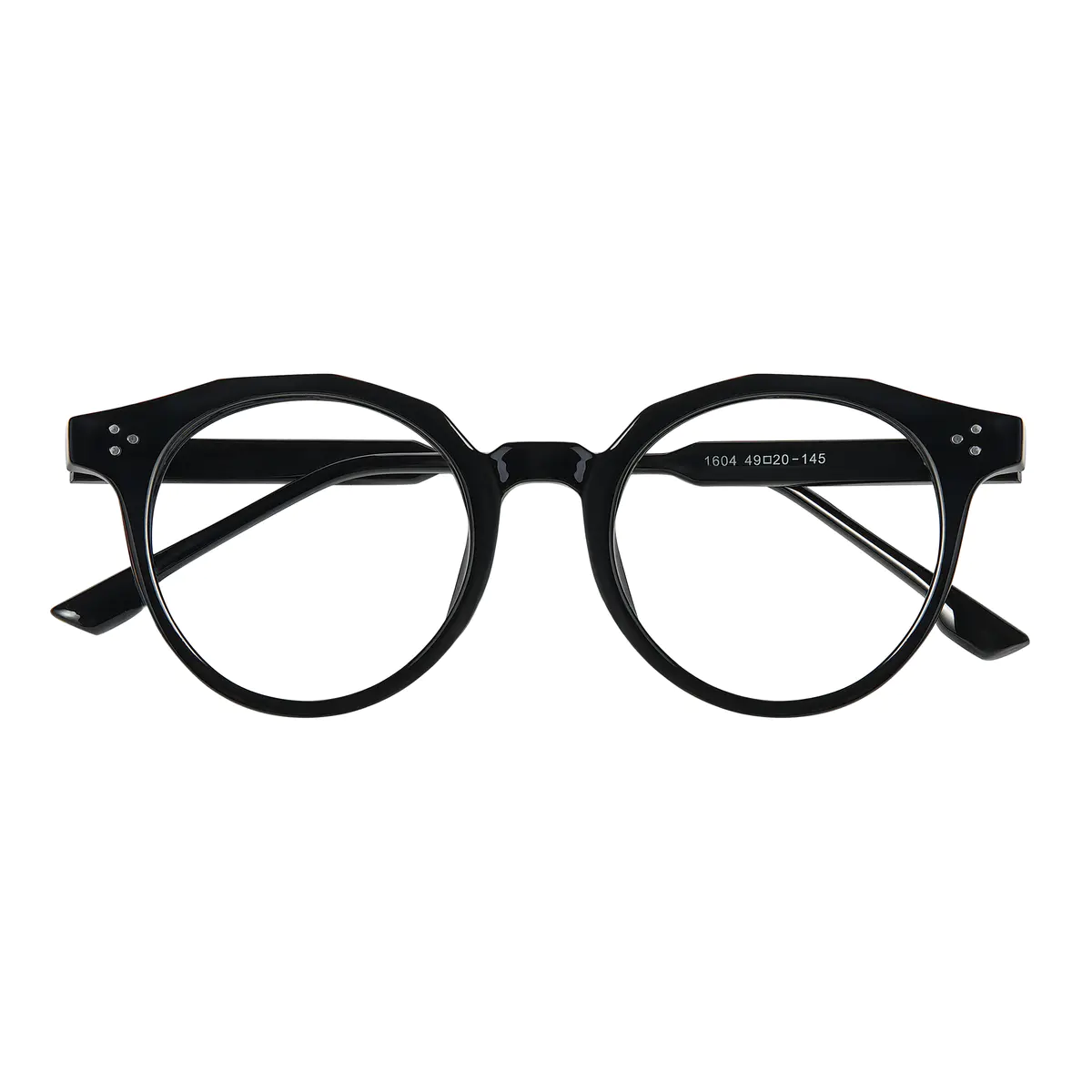 Round Black Eyeglasses