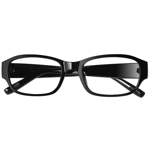 Rectangle Black Eyeglasses